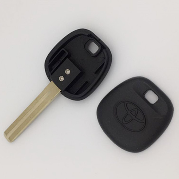 Toy transponder key blank  with carbon chip part and TPX long chip part（TOY40/48 blade）