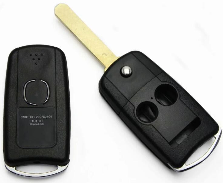 For Acura 2+1 Button Flip Rmote Key shell  & HON66 blade